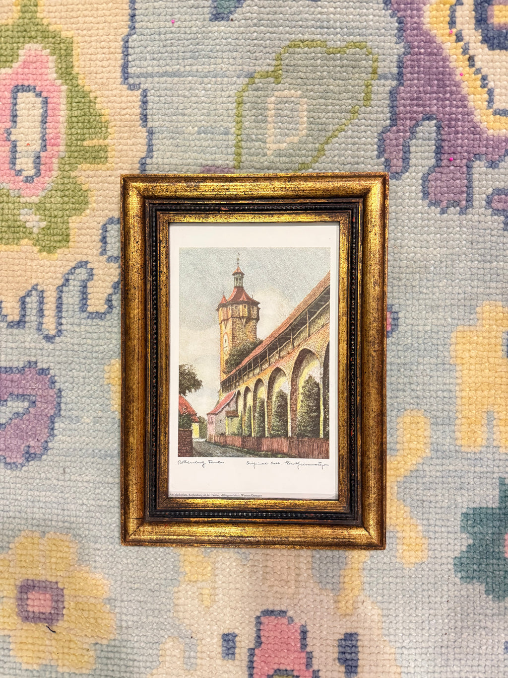 Vintage European Etching