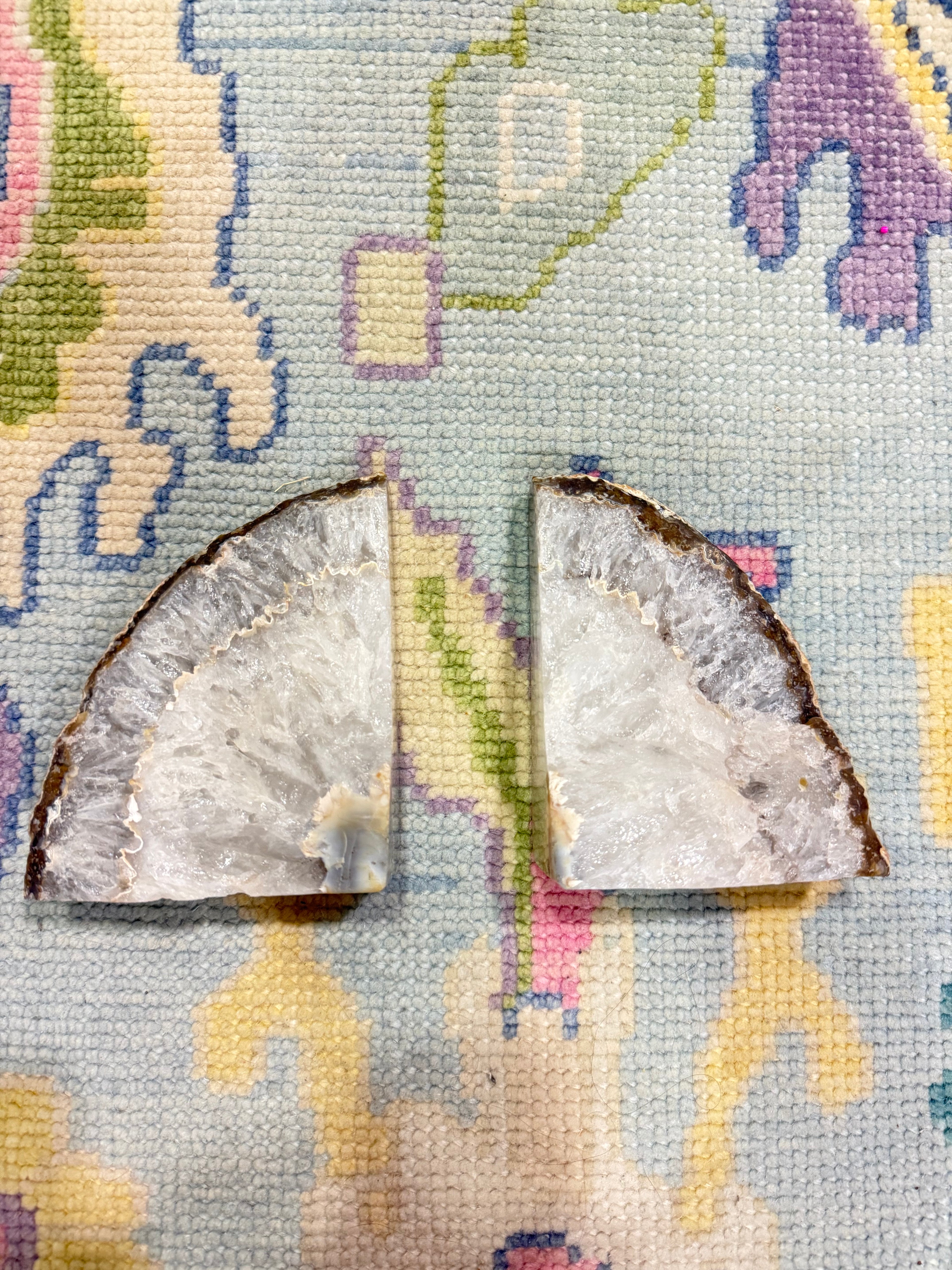 Agate Bookends