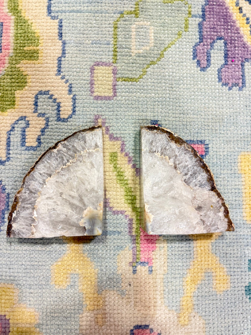 Agate Bookends