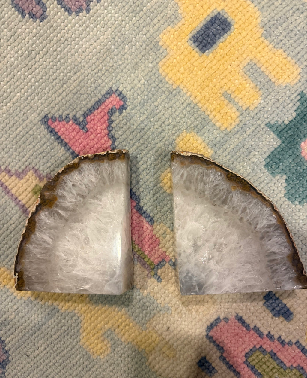 Agate Bookends