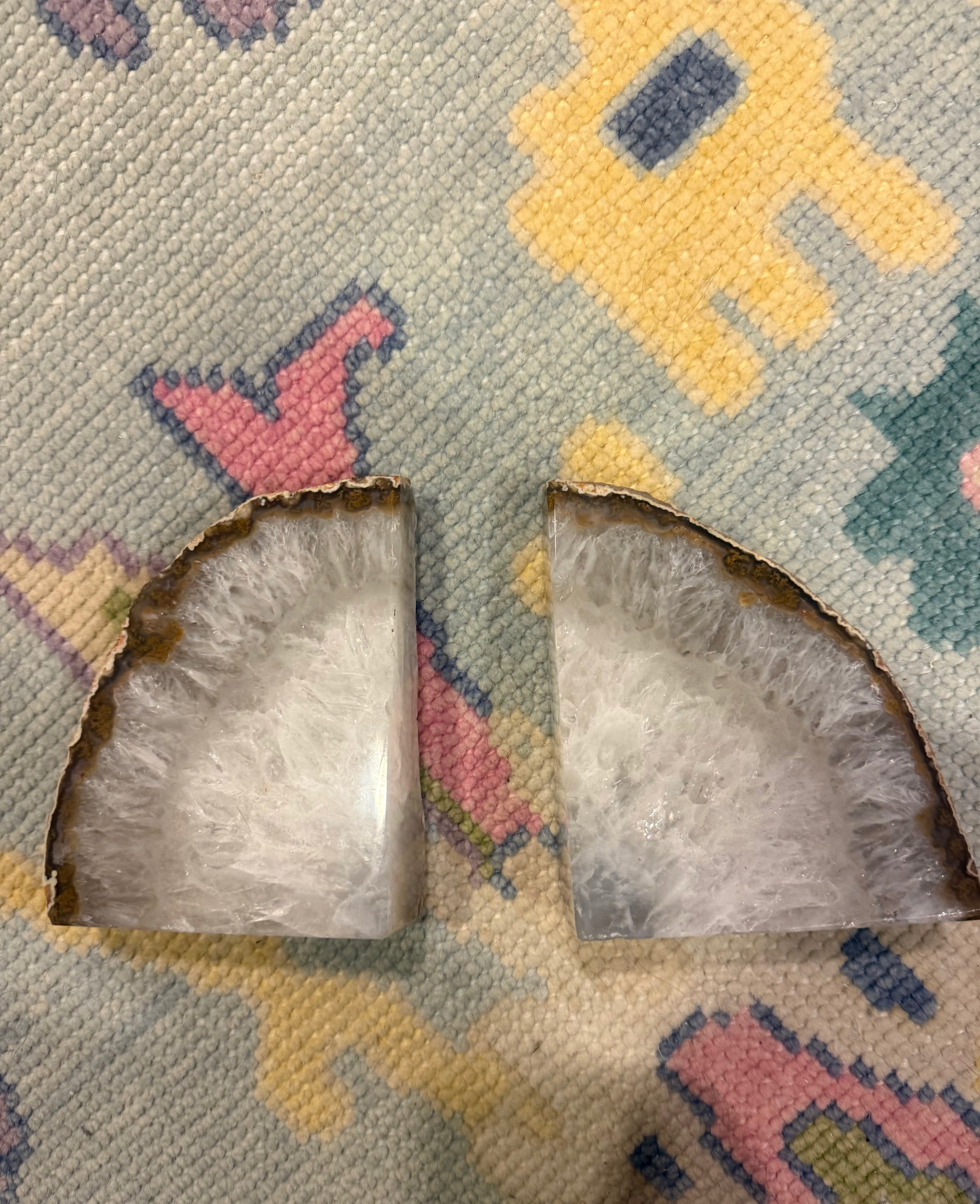 Agate Bookends
