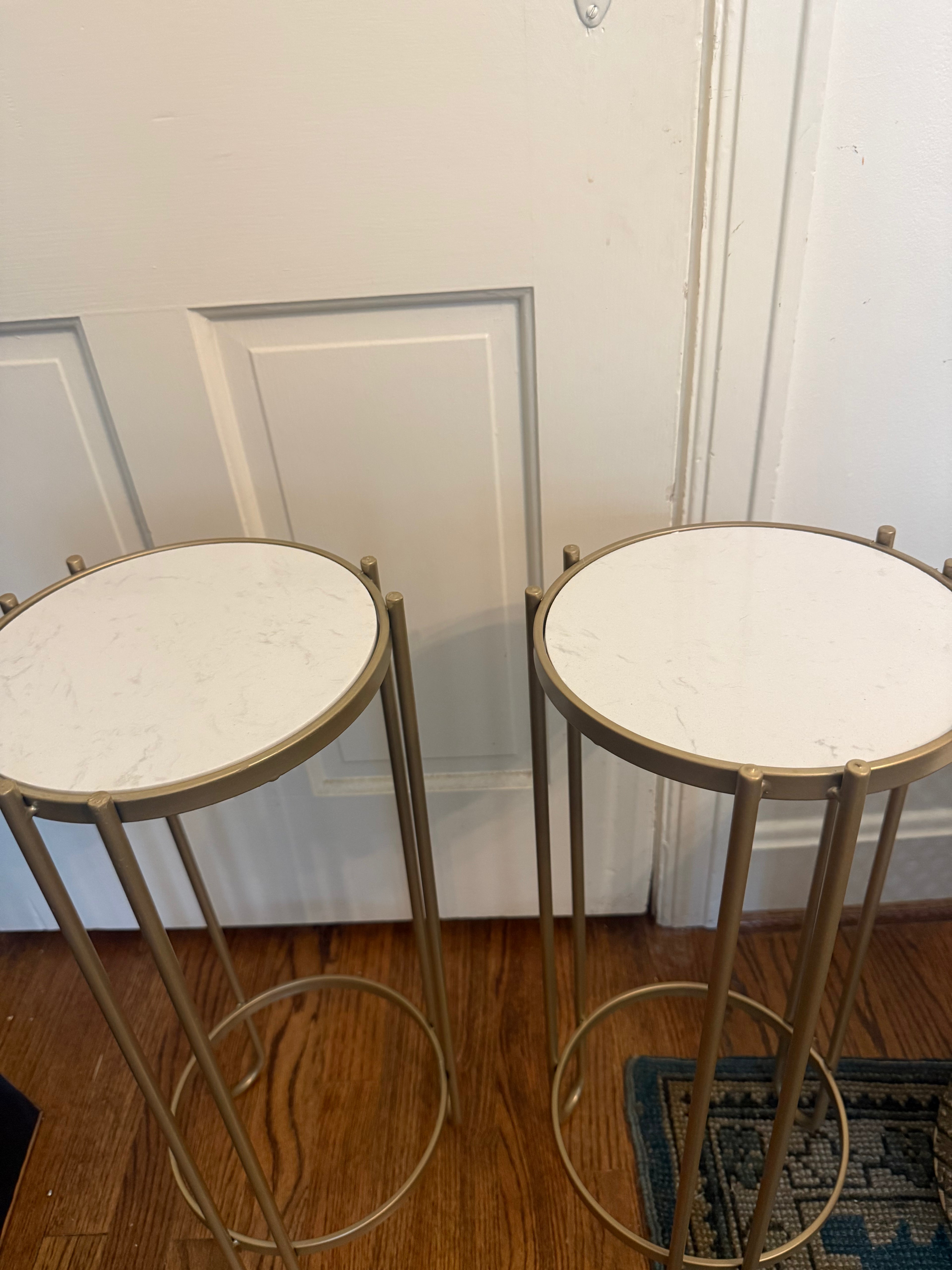 Marble composite cocktail tables