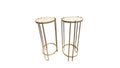 Marble composite cocktail tables