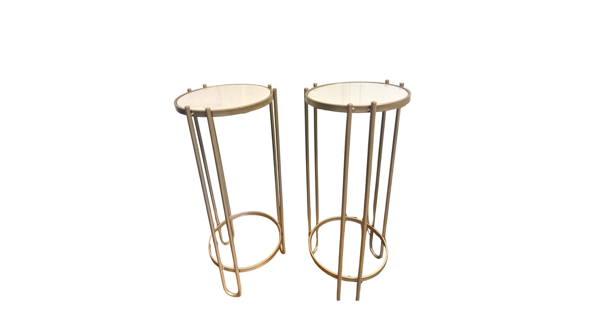 Marble composite cocktail tables