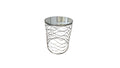 Mirrored Top side table